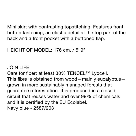 Zara Skirts Zara Topstitched Navy Mini Skirt Size Medium Poshmark